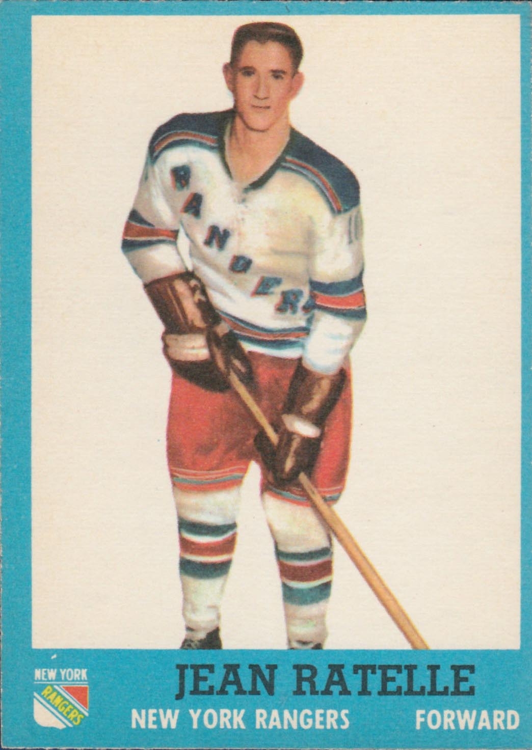  1961 Topps # 7 Leo Boivin Boston Bruins (Hockey Card